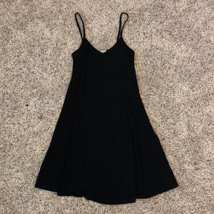 Black cami dress